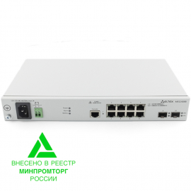MES2408B Ethernet-коммутатор доступа на 8 портов 1G российского производства