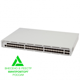 MES3348F Ethernet-коммутатор агрегации 48 портов SFP, 4 порта SFP+ российского производства