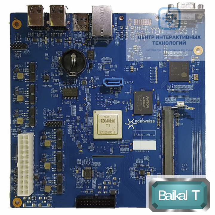 TF306 системная плата mini-ITX с российским процессором Baikal-T